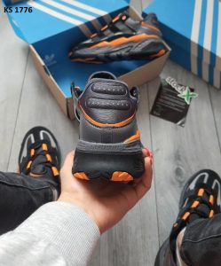 Кросівки Adidas Niteball Black Orange (чорно/жовтогарячі)