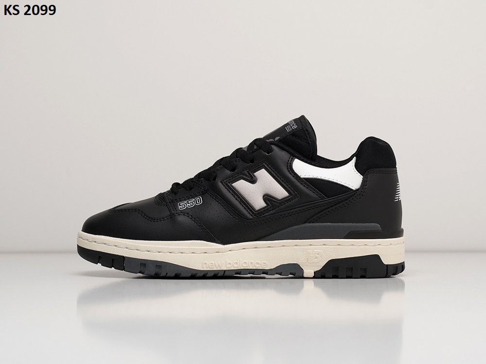Кросівки New Balance 550 Black White (чорно/білі)