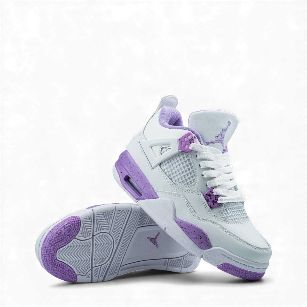 Jordan 4 Purple White