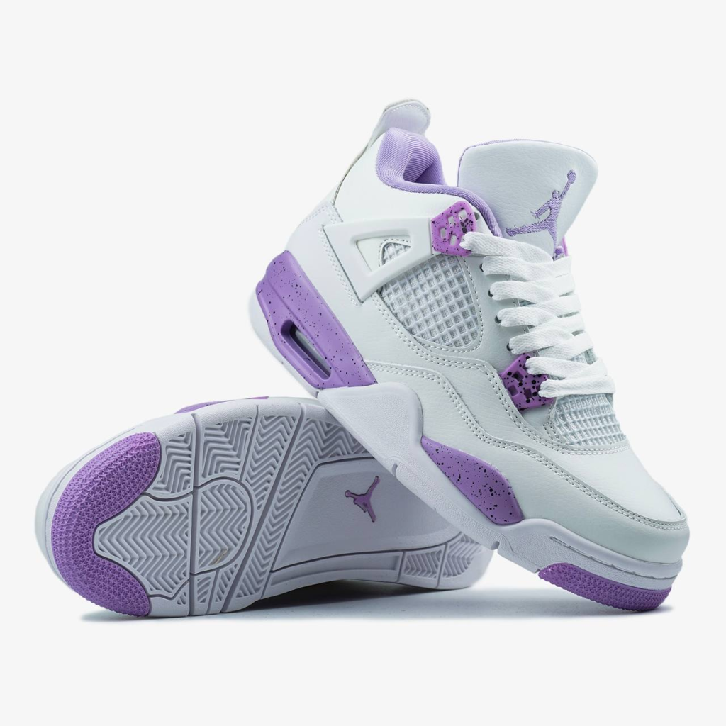 Jordan 4 Purple White
