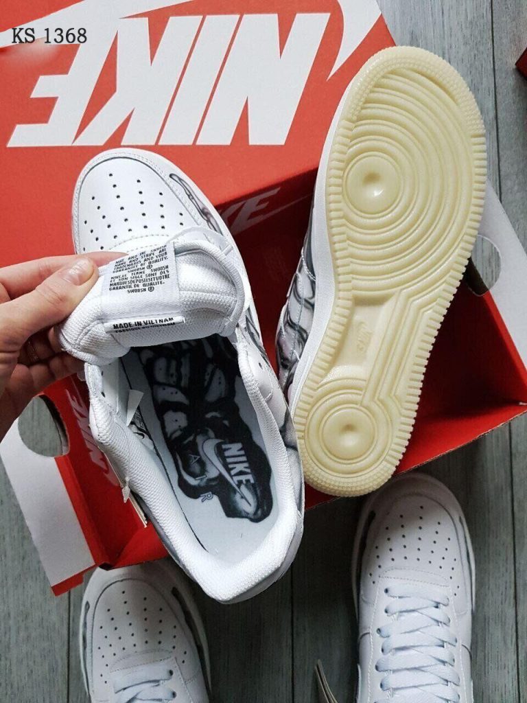 Кросівки Nike Air Force 1 Low Skeleton White (білі)