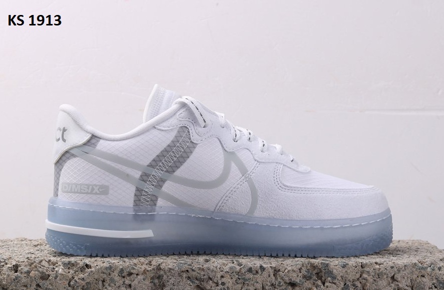 Nike Air Force D/MS/X React Low (білі),