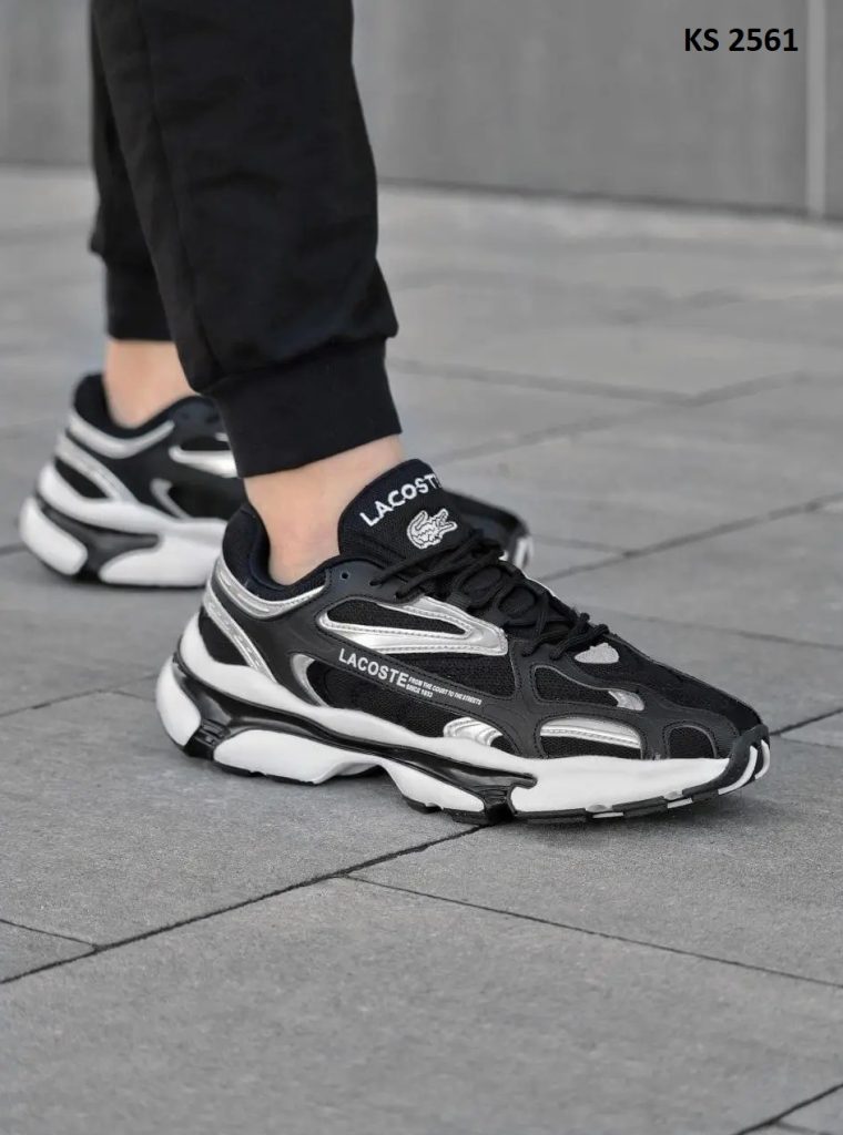 Кросівки Lacoste L003 Black White (чорно/білі)