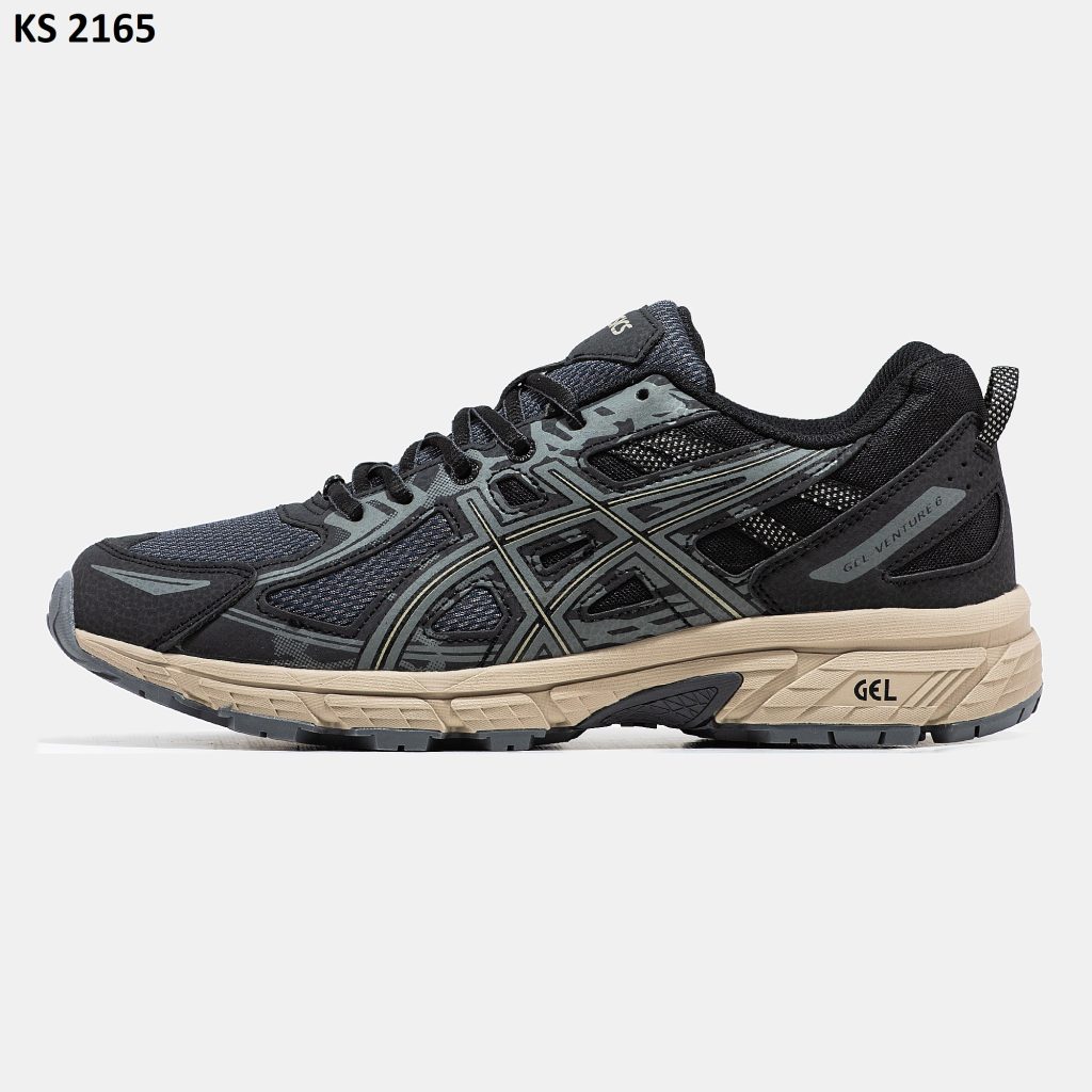 Кросівки Asics Gel-Venture 6 Green Black (чорно/зелені)