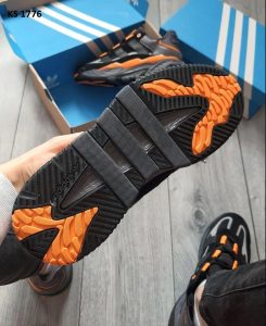 Кросівки Adidas Niteball Black Orange (чорно/жовтогарячі)