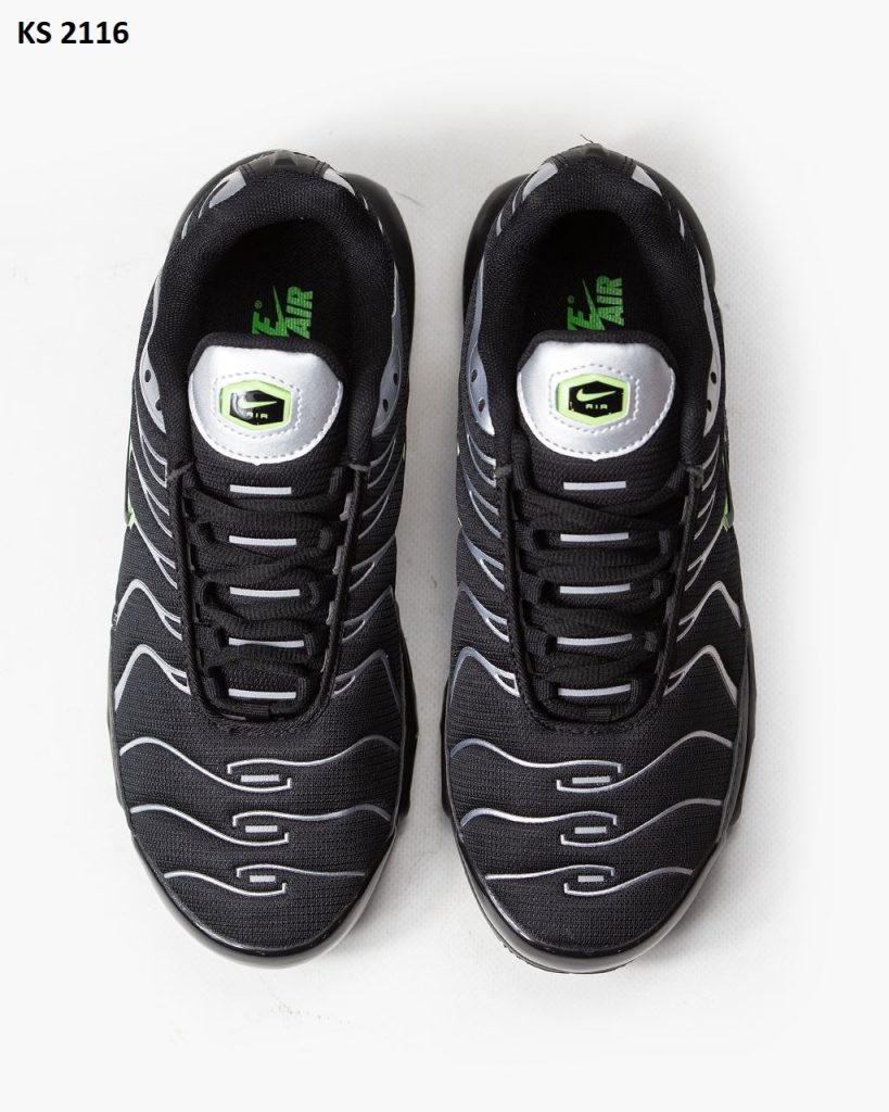 Кросівки Nike Air Max TN Plus Black Green (чорно/зелені),