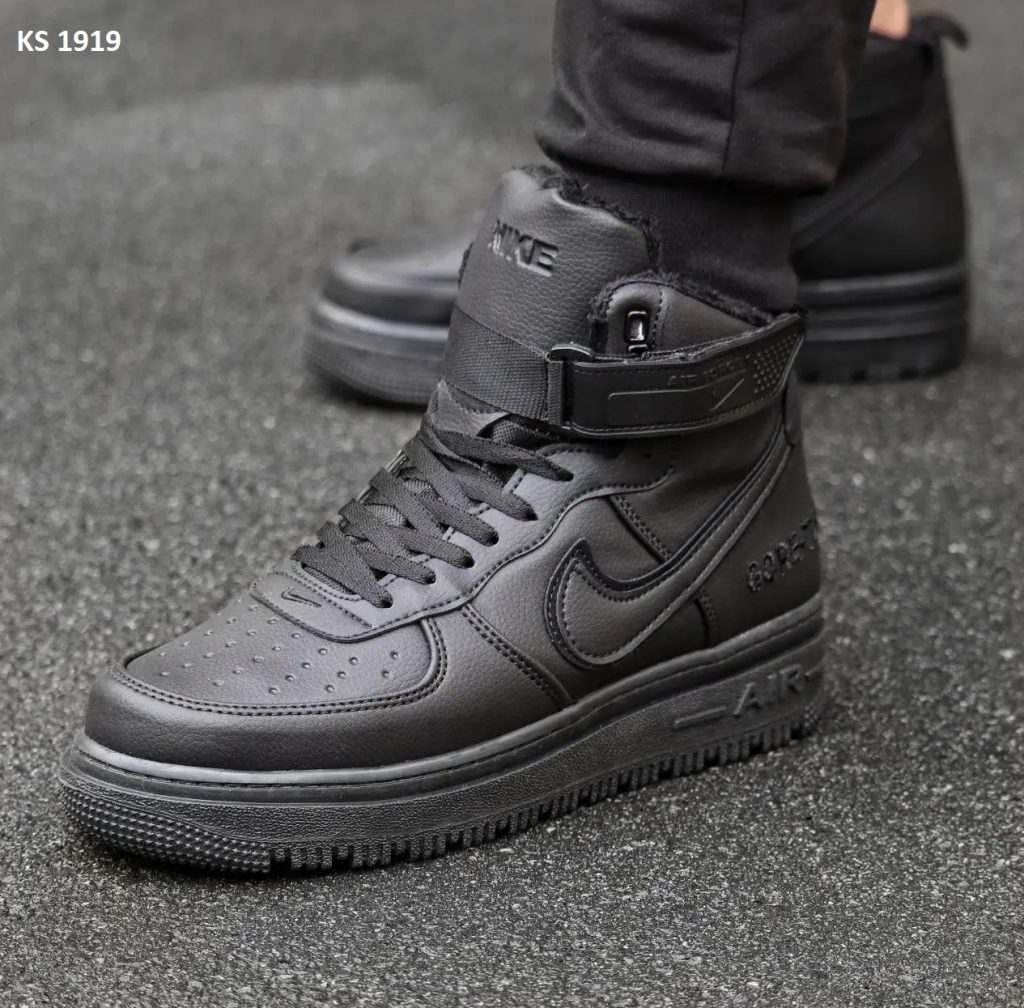 Кросівки Nike Lunar Winter Black (чорні) ЗИМА