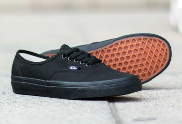 Кеди Vans Authentic Black Mono (чорні)
