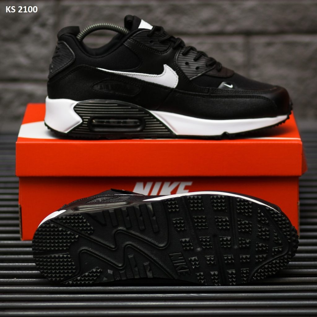Кросівки Nike Air Max 90 Surplus Cordura Black White (чорно/білі)
