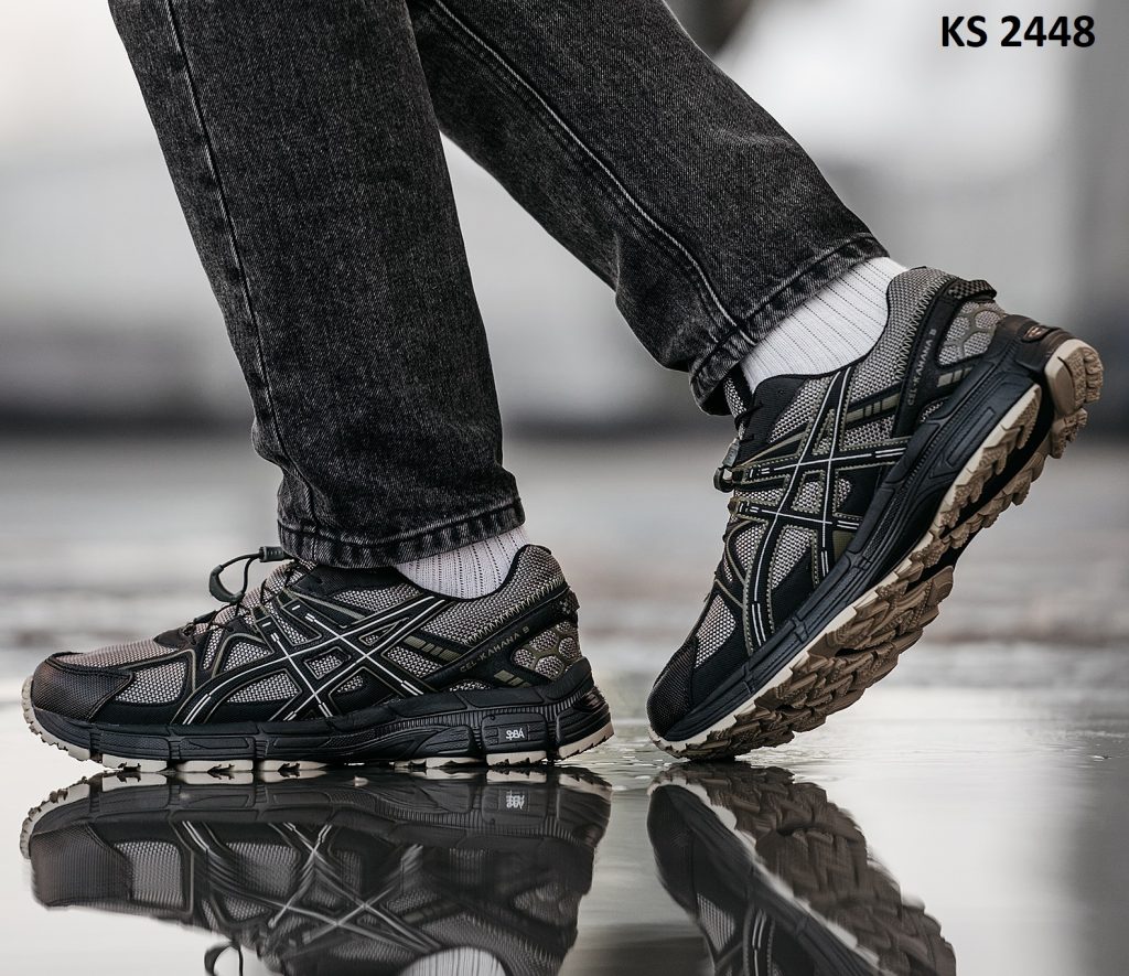 Кросівки Asics Gel-Kahana 8 Black/Gray ТЕРМО (чорно/сірі)