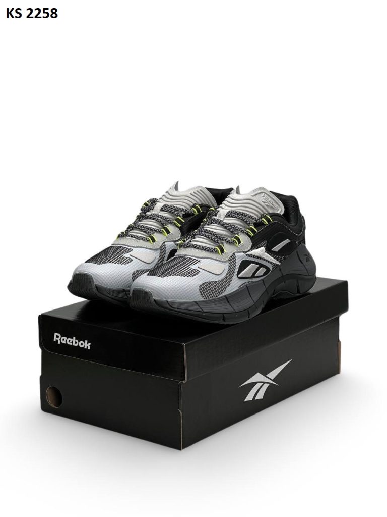 Кросівки Reebok Zig Kinetica II Black Grey (чорно/сірі)