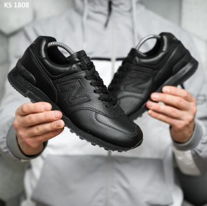 Кросівки New Balance 574 Black (чорні)