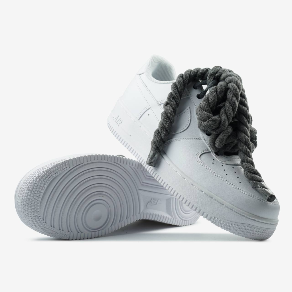 Nike Air Force 1 Rope Laces Grey