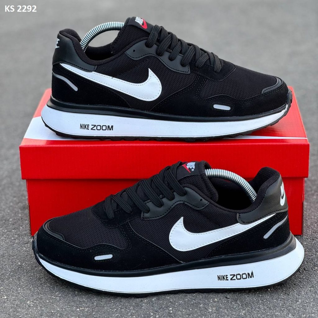 Кросівки Nike Air Zoom Black and White (чорні/білі)