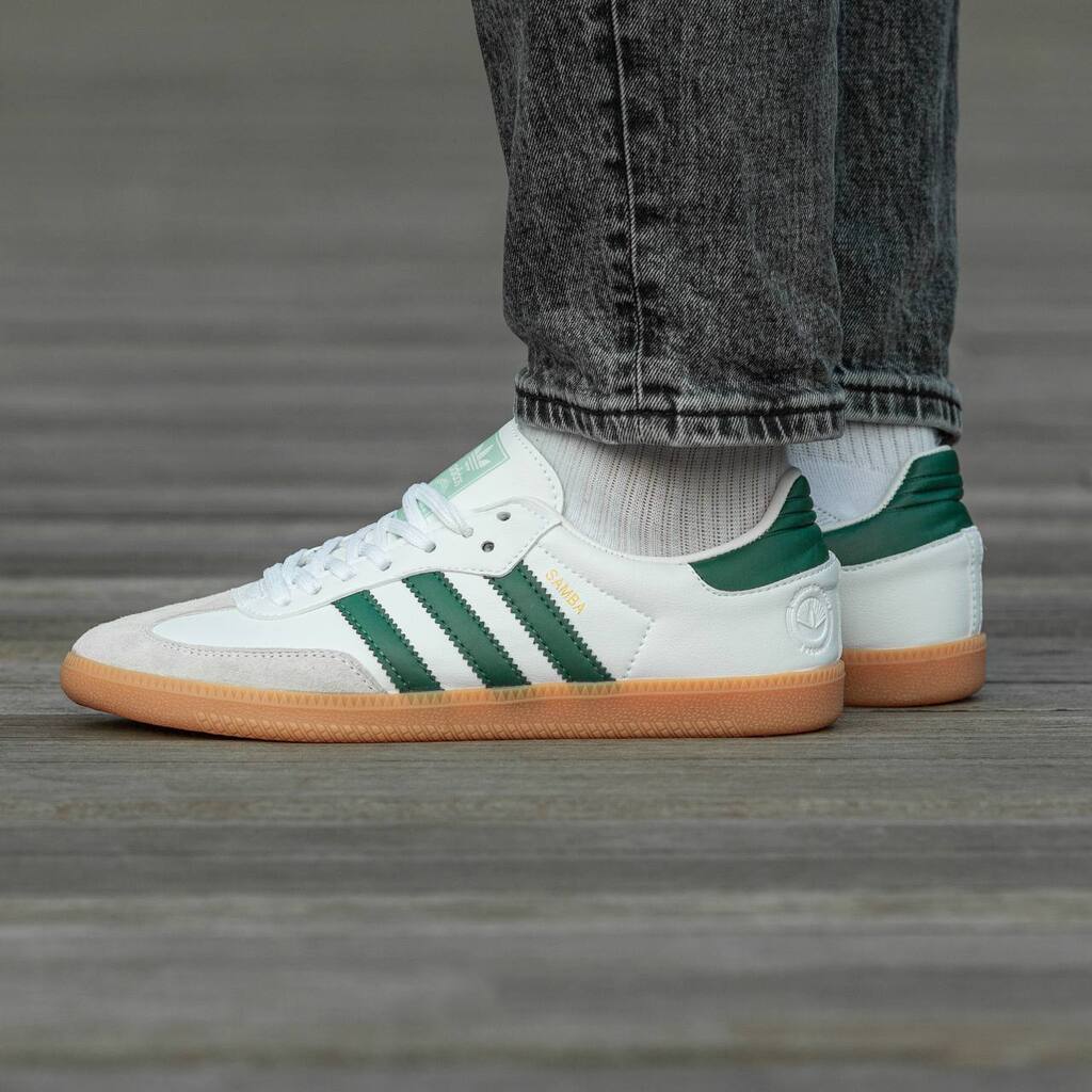 Adidas Samba  White Green