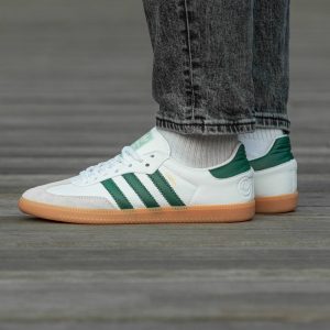 Adidas Samba  White Green