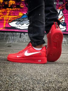 Nike Air Force 1 LV8 (червоно/білі)