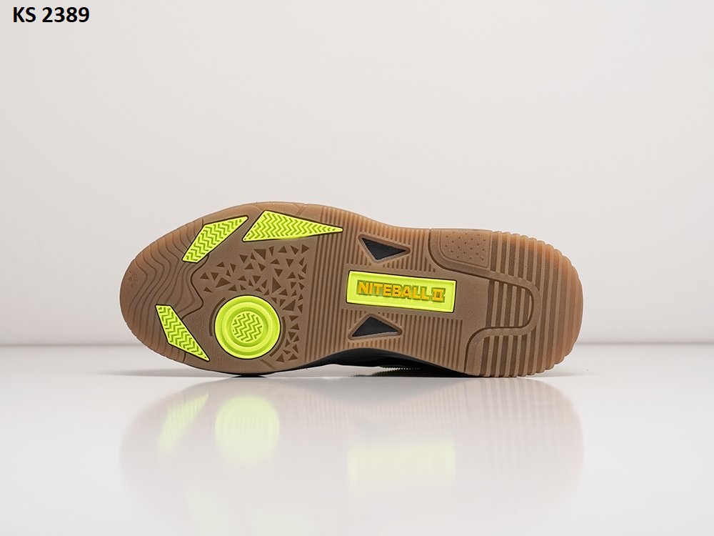 Adidas Niteball II White Black Green (чорно/зелені)