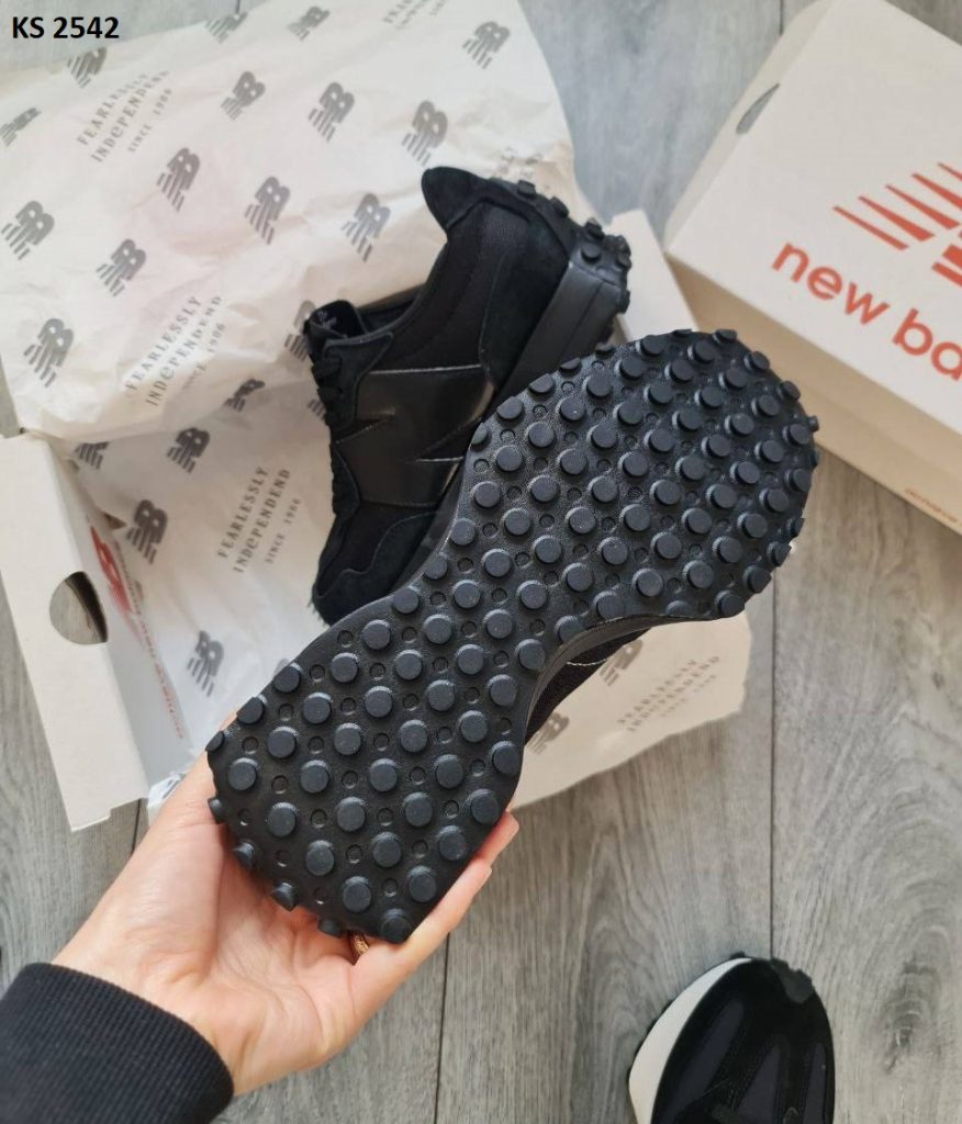 Кросівки New Balance 327 Black (чорні)