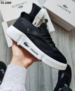 Кросівки Lacoste Black White (черно/белые)