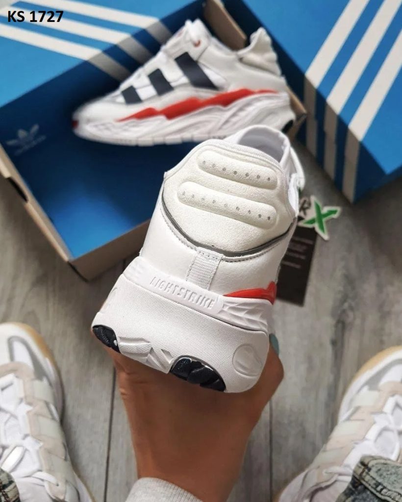 Adidas Niteball (біло/червоні)