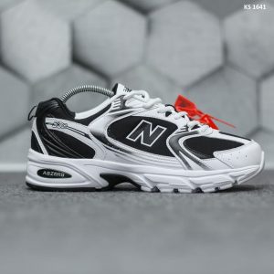 Кросівки New Balance 530 abzorb White Black (чорно/білі)