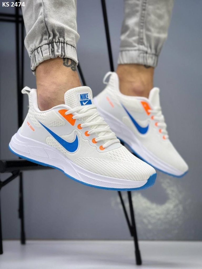 Кросівки Nike Air Zoom White Blue (біло/сині)