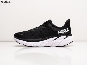 Кросівки HOKA Clifton 8 Black White (чорно/білі)