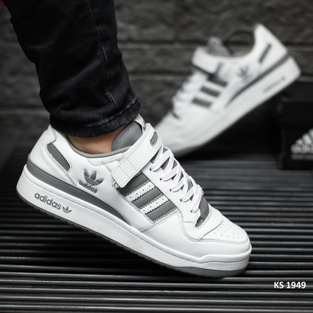 Adidas Forum White Gray (біло/сірі)