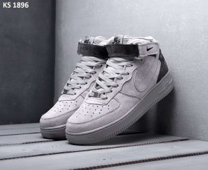 Nike Air Force High 1 Mid X Reigning Champ (сірі)