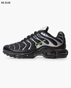 Кросівки Nike Air Max TN Plus Black Green (чорно/зелені),