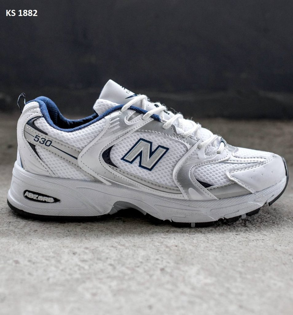 Кросівки New Balance 530 abzorb White Blue (білі)