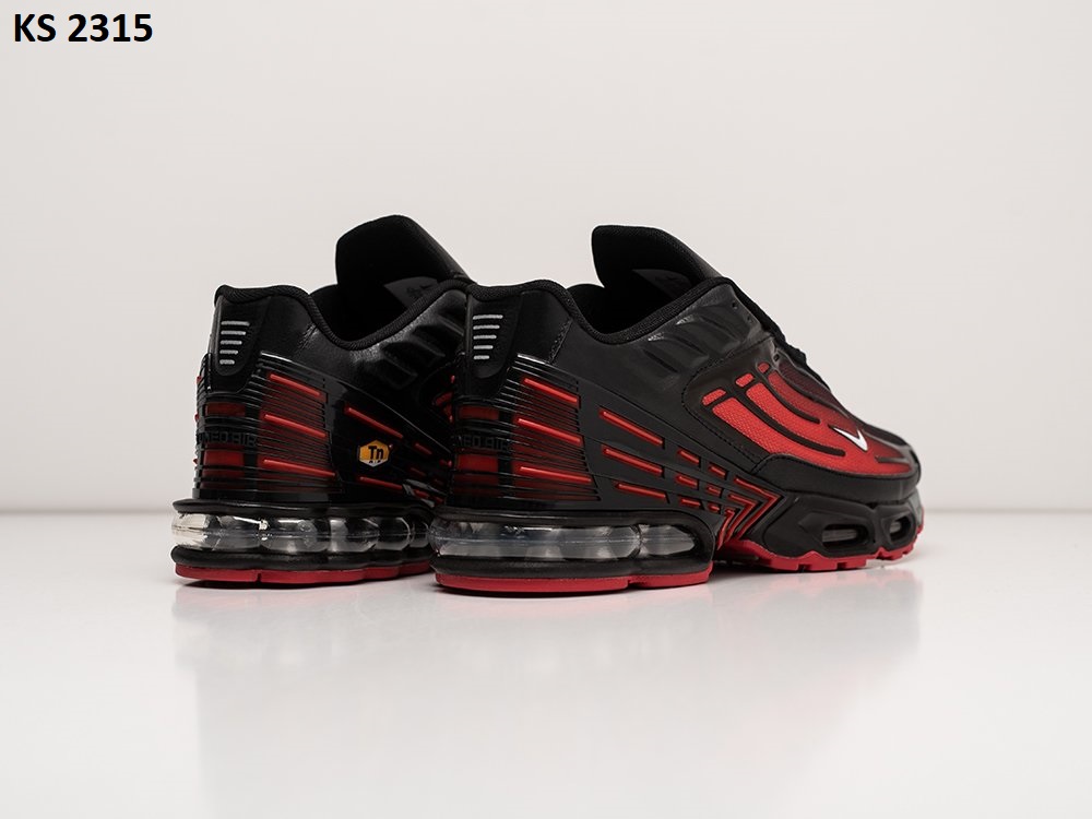 Кросівки Nike Air Max Plus III Black Red (чорно/червоні)