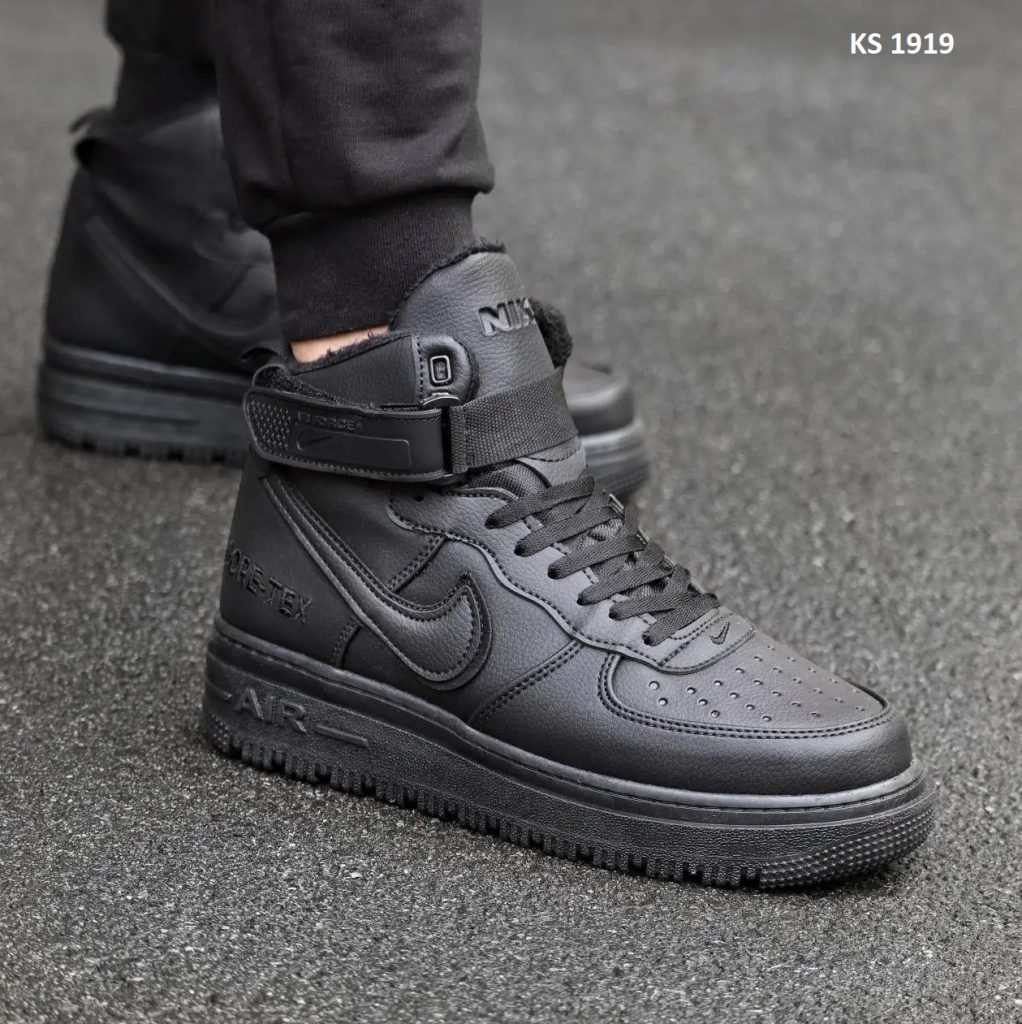 Кросівки Nike Lunar Winter Black (чорні) ЗИМА