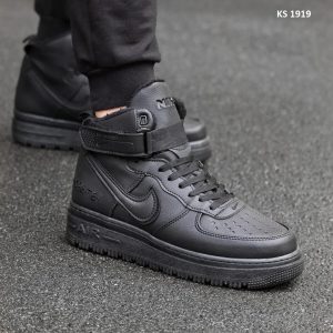 Кросівки Nike Lunar Winter Black (чорні) ЗИМА