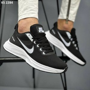 Кросівки Nike Air Zoom Black White (чорно/білі)