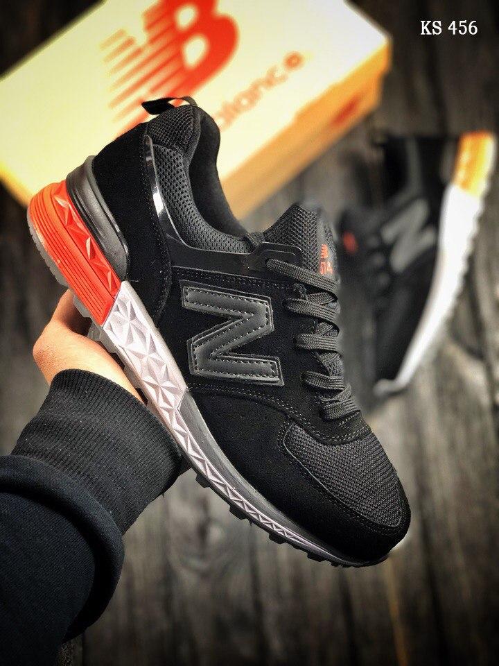 New Balance 574 (чорно/білі)