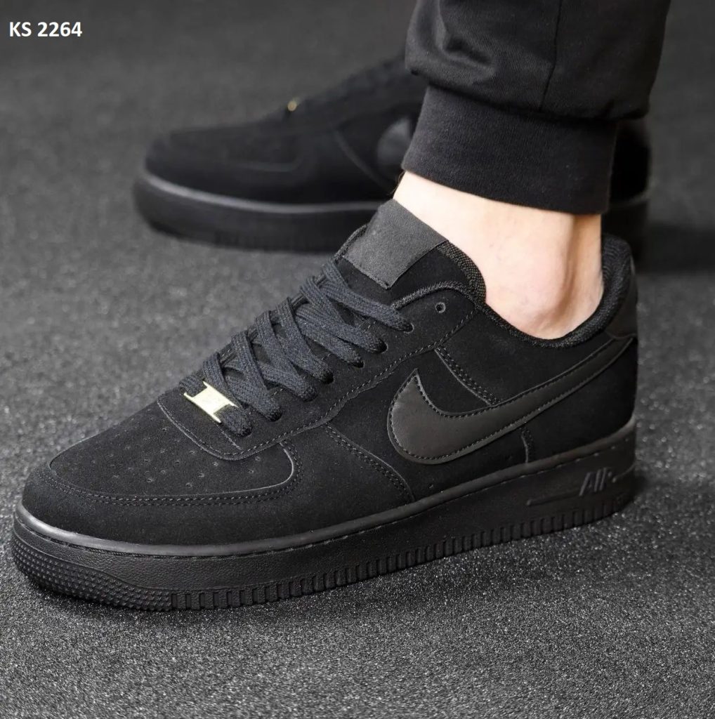 Кросівки Nike Air Force Low Black (чорні)