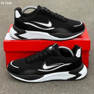 Кросівки Nike Air Black White (чорно/білі)