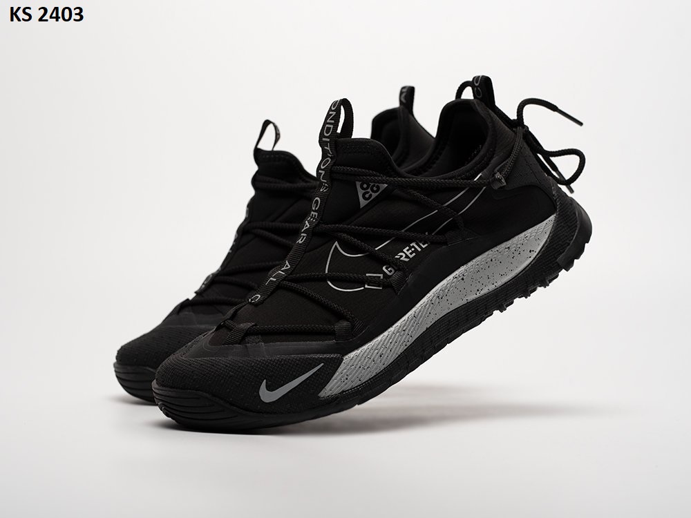 Кросівки Nike ACG Art Terra Antarktik Low Black Gray (чорно/сірі)