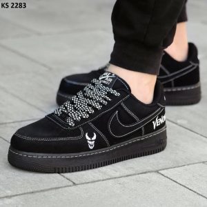Кросівки Nike Air Force Low Venom Black (чорні)