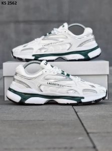 Кросівки Lacoste L003 White Green (біло/зелені)