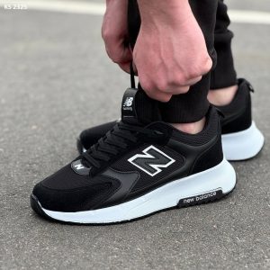 Кросівки New Balance Black White (чорно/білі)