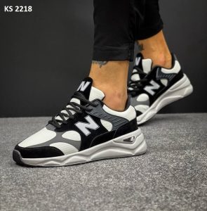 Кросівки New Balance Black Gray (чорно/білі)