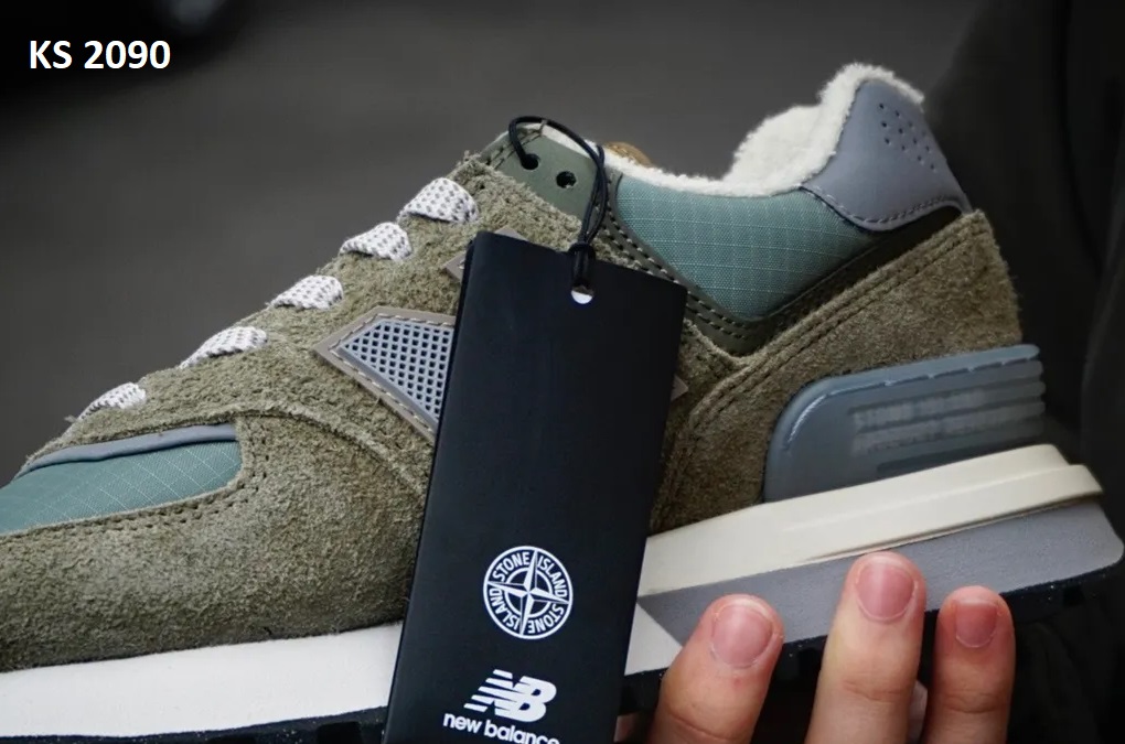 New Balance 574 Stone Island + фірмовий коробок Stone Island