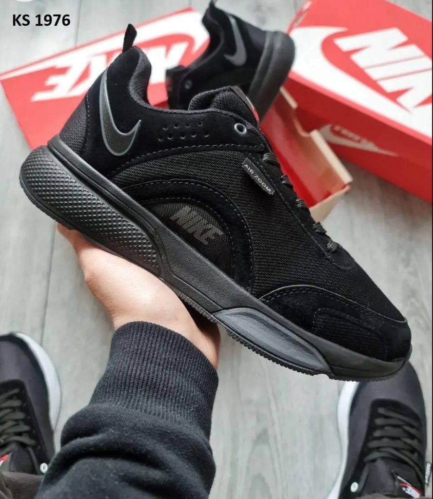Кросівки Nike Air Zoom Black (чорні)