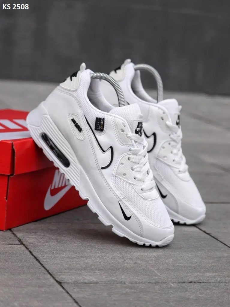 Кросівки Nike Air Max 90 White (білі)
