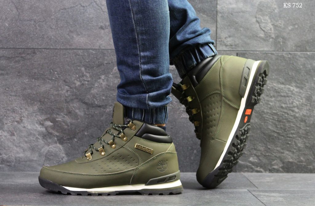 Timberland (зелені) ЗИМА