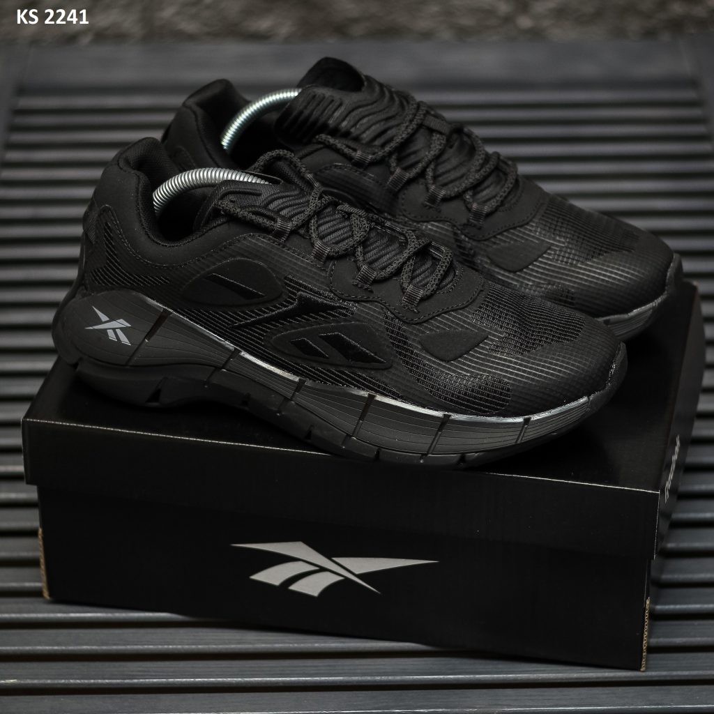 Кросівки Reebok Zig Kinetica II Black (чорні)