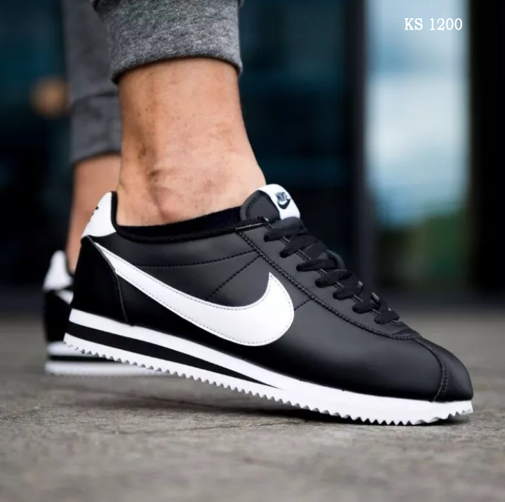 Кросівки Nike Cortez Black and White (чорно/білі)